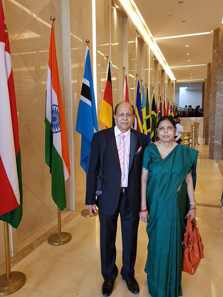 Dr. H. O. Srivastava being awarded Knight in Sri Lanka.-2