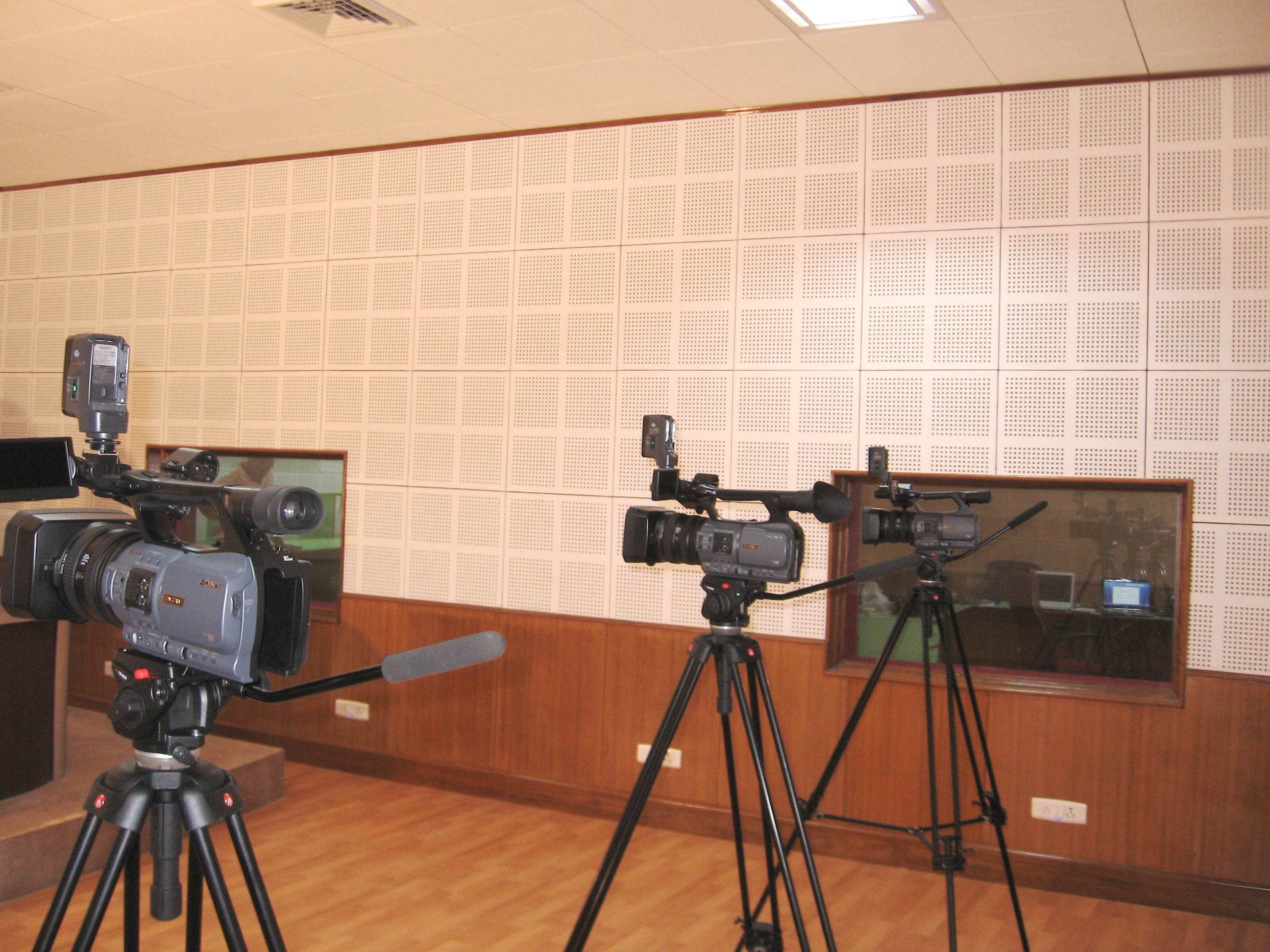 Television studio setup by WDF