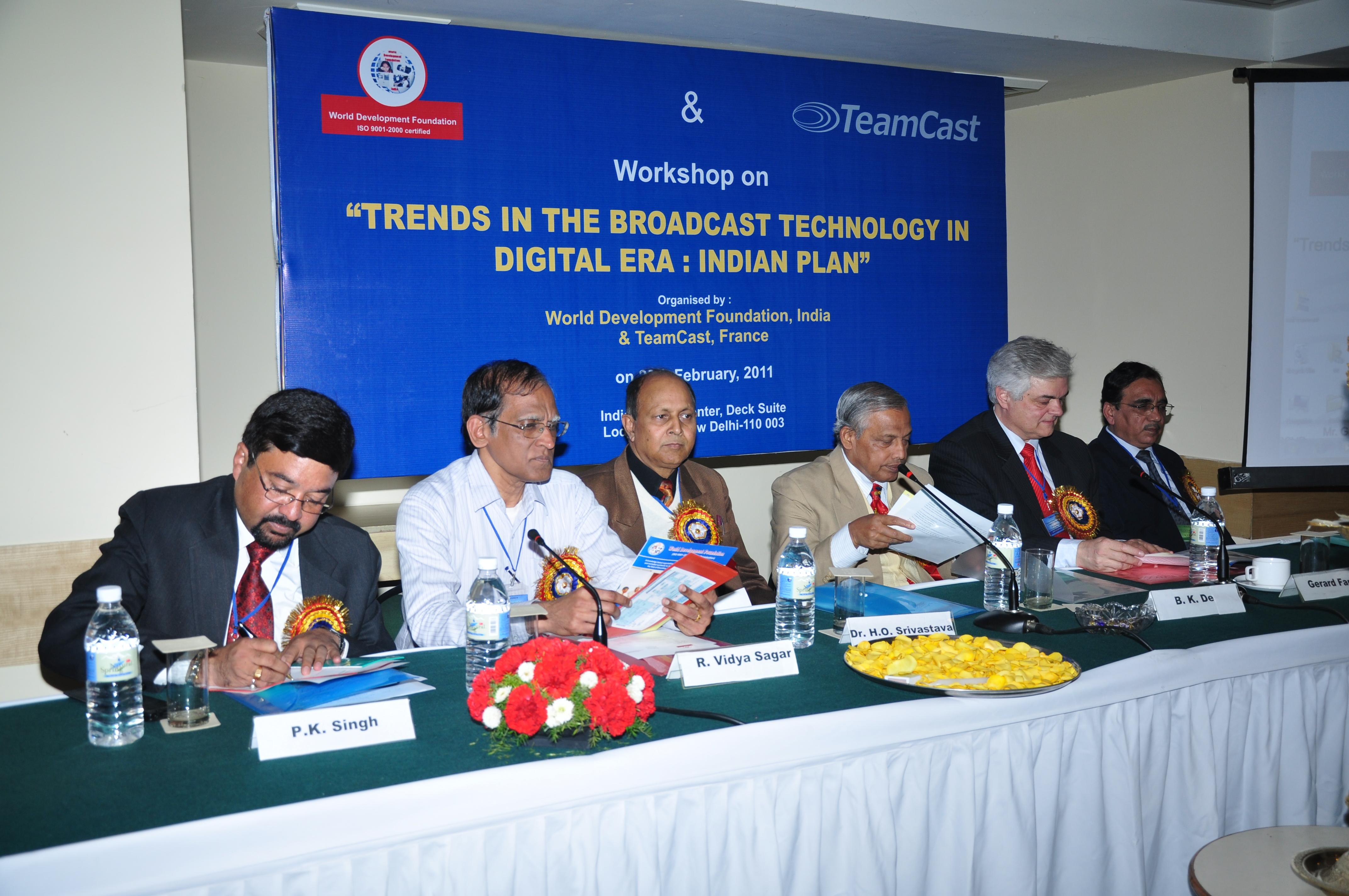 Workshop with Teamcast, France